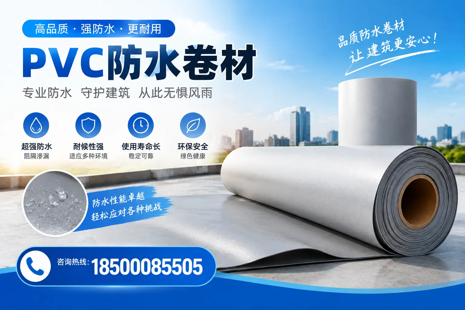 如何选择高质量的PVC防水卷材？金昌消费者必看指南